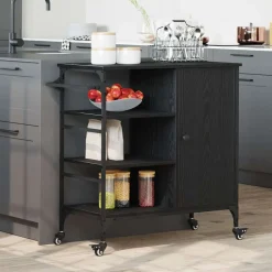 vidaXL Carros E Islas-Carro de Cocina 87.5 x 39 x 84.5 cm