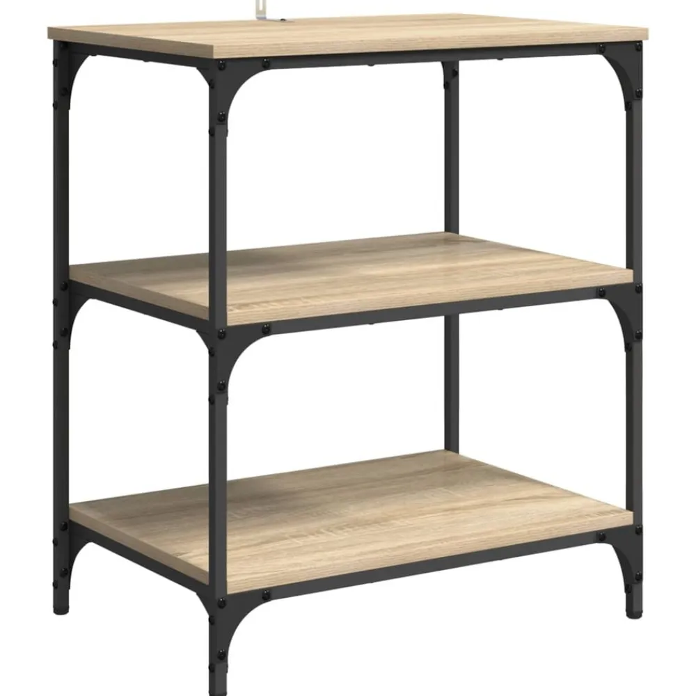 vidaXL Carros E Islas-Carro de Cocina Roble Sonoma 60 x 41 x 76 cm