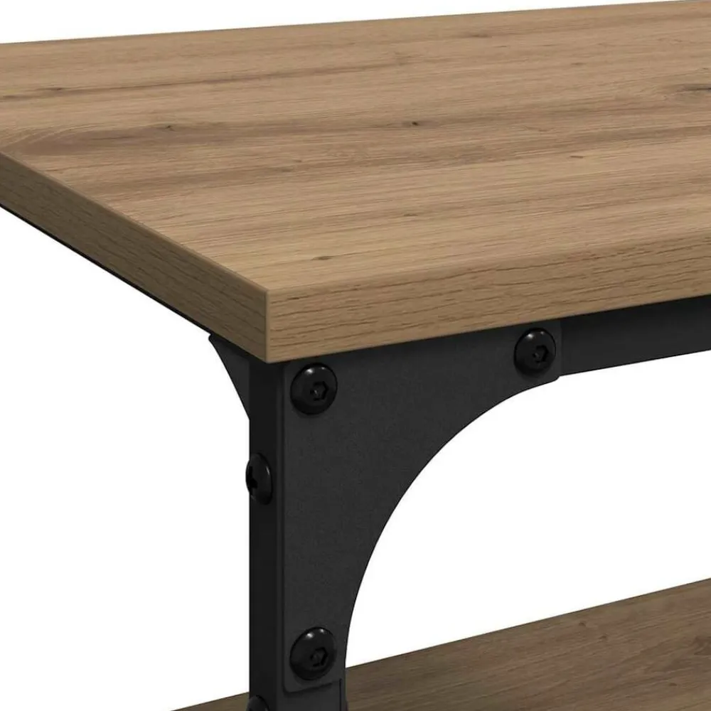 vidaXL Carro de Cocina Roble artesanal 60 x 41 x 76 cm Roble artisan Hot