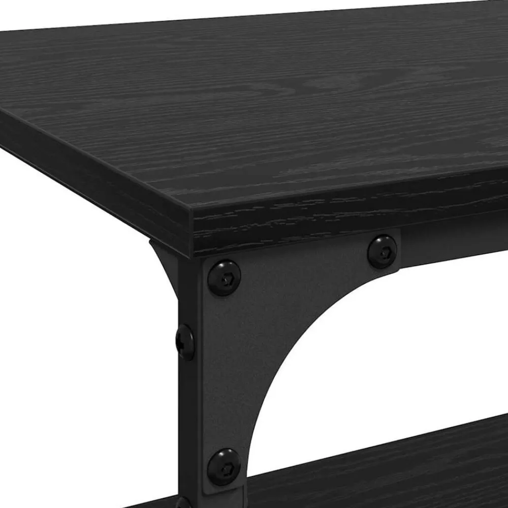 vidaXL Carro de Cocina 60 x 41 x 76 cm Roble negro Best