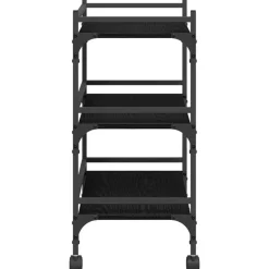 vidaXL Carro de Cocina 50 x 35 x 75.5 cm Roble negro Sale