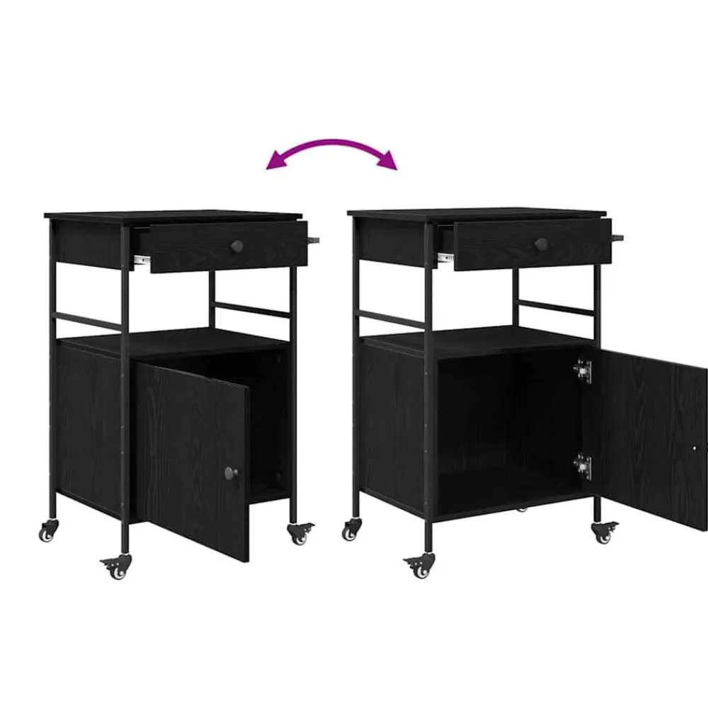 vidaXL Carros E Islas-Carro de Cocina 56 x 43 x 89,5 cm