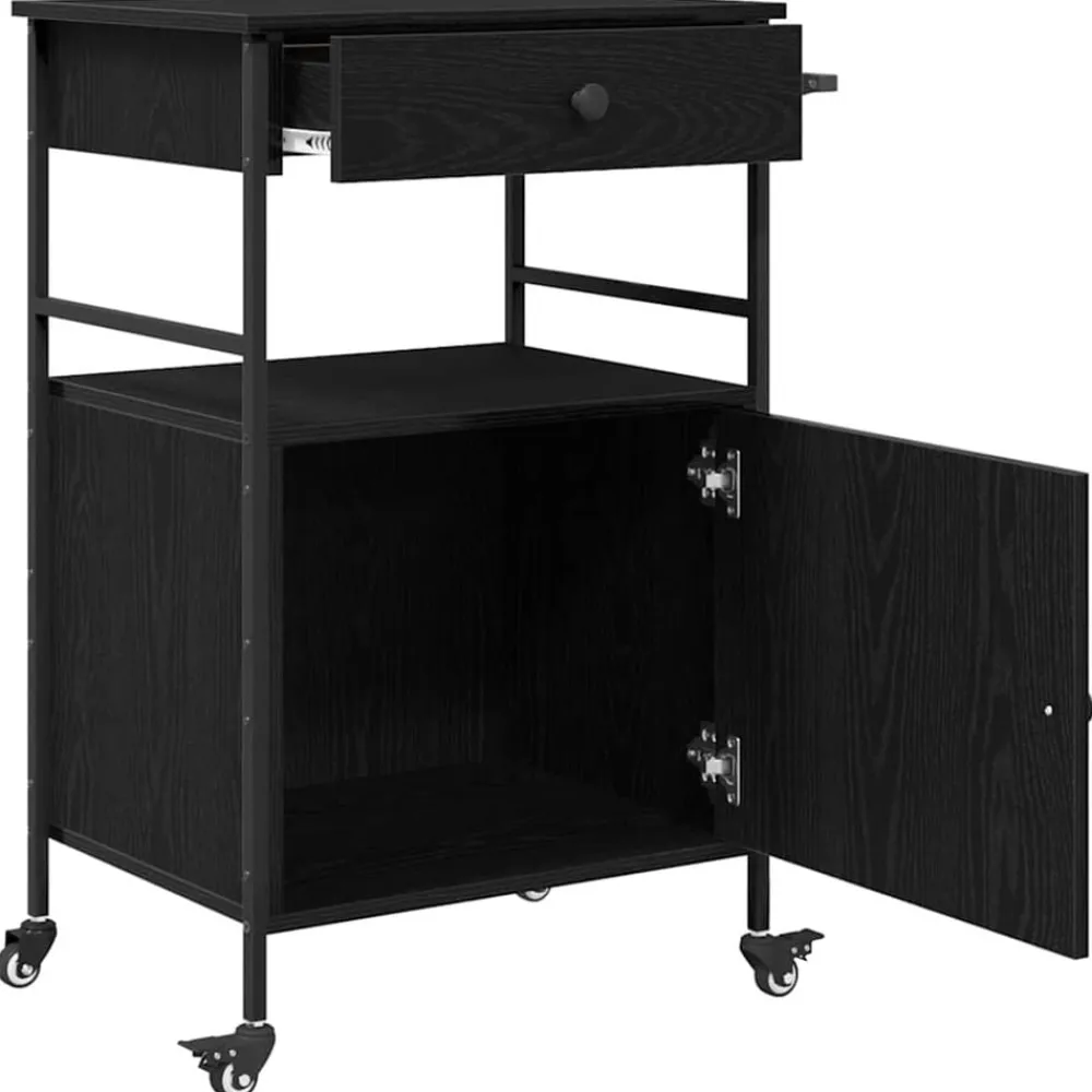 vidaXL Carros E Islas-Carro de Cocina 56 x 43 x 89,5 cm