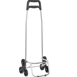 vidaXL Carro de compras 39.5 x 33 x 93 cm Tela Oxford Azul Clearance