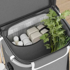 vidaXL Maletas Y Bolsos De Viaje-Carro de compras 36,5 x 46,5 x 100,5 cm Tela Oxford