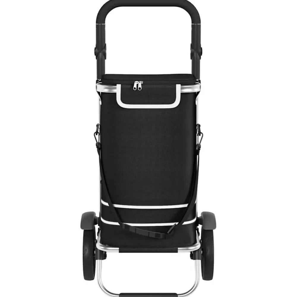 vidaXL Maletas Y Bolsos De Viaje-Carro de compras 36,5 x 46,5 x 100,5 cm Tela Oxford