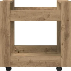 vidaXL Carro de Escritorio Roble artesanal 60 x 45 x 60 cm Roble artisan Discount