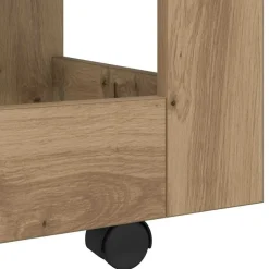 vidaXL Carro de Escritorio Roble artesanal 60 x 45 x 60 cm Roble artisan Discount