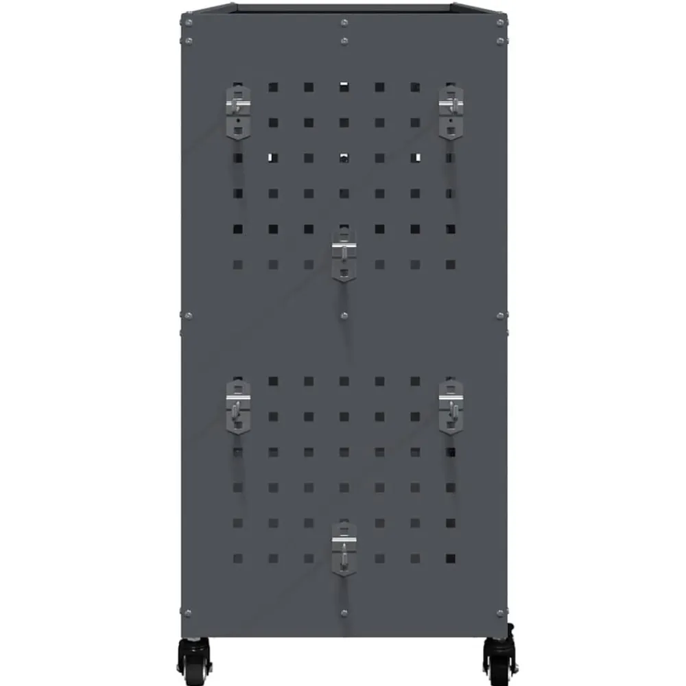 vidaXL Carro de herramientas con estante 75 x 35 x 73 cm Antracita Outlet