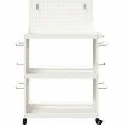 vidaXL Carro de herramientas 65 x 35 x 111 cm Acero laminado en frío White Hot