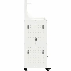 vidaXL Carro de herramientas 65 x 35 x 111 cm Acero laminado en frío White Hot