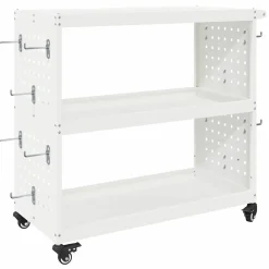 vidaXL Accesorios De Bricolaje-Carro de herramientas 75 x 35 x 73 cm Acero laminado en frío