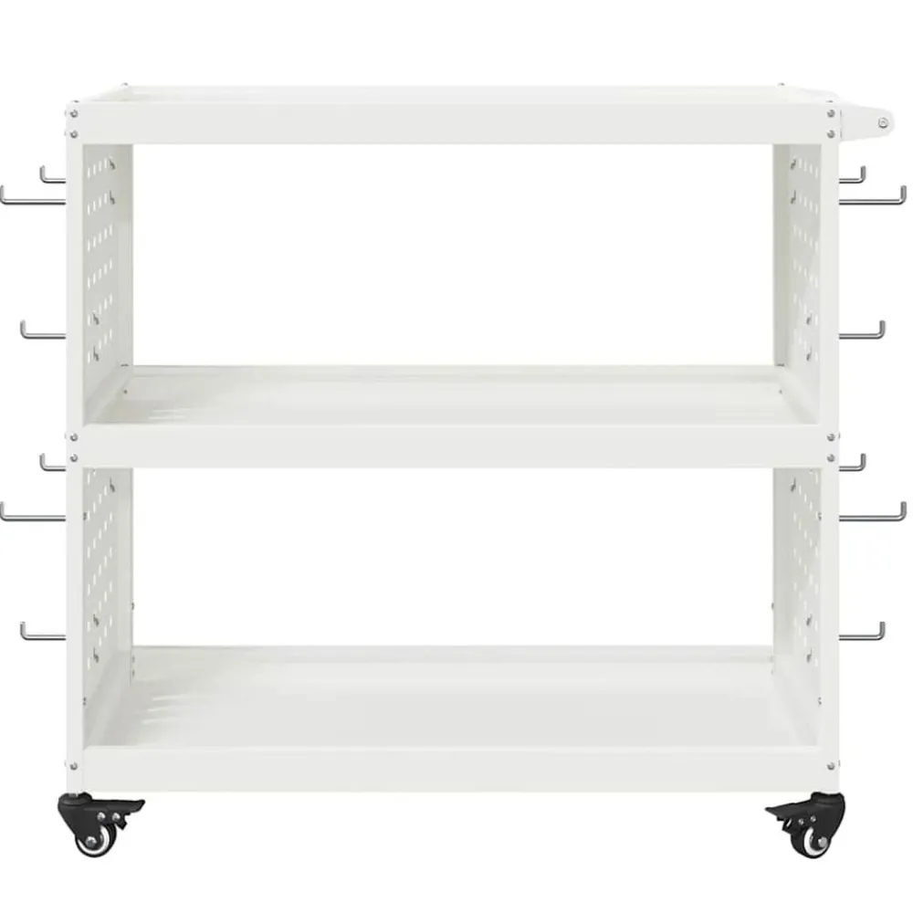 vidaXL Accesorios De Bricolaje-Carro de herramientas 75 x 35 x 73 cm Acero laminado en frío