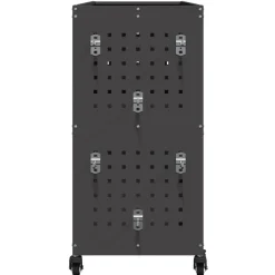 vidaXL Carro de herramientas con estante 75 x 35 x 73 cm Negro New