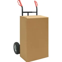 vidaXL Herramientas-Carro de mano extensible y rojo 57 x 46 x 113 cm Acero