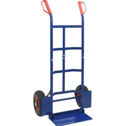 vidaXL Carro de mano extensible y Rojo 57 x 46 x 113 cm Acero Azul Online