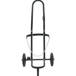 vidaXL Carro de Mano Negro y rojo 49 x 49 x 101 cm Acero Hot