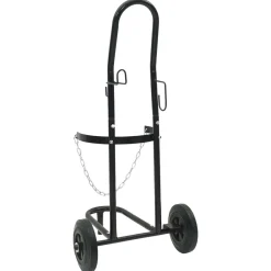 vidaXL Carro de Mano Negro y rojo 49 x 49 x 101 cm Acero Hot