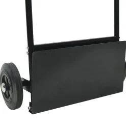 vidaXL Carro de Mano Negro y rojo 63 x 43,5 x 110 cm Acero Best