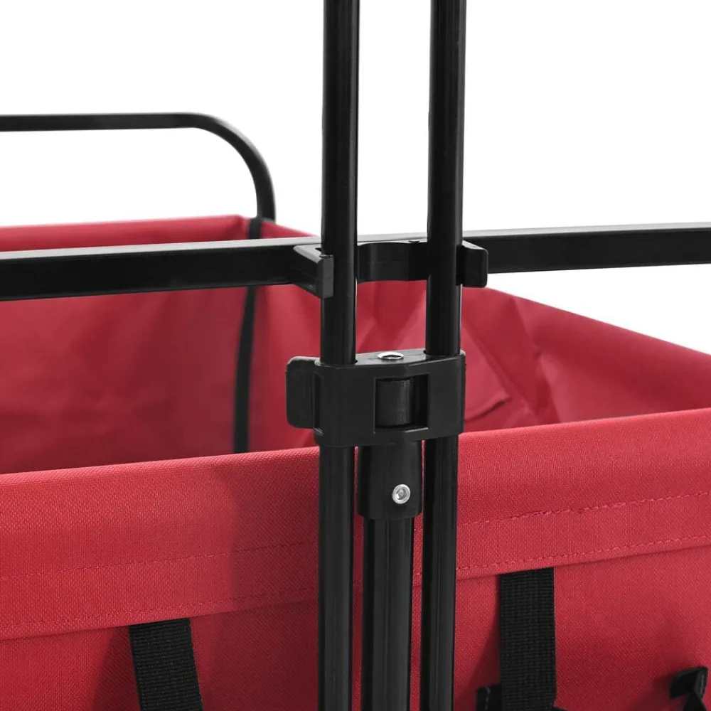 vidaXL Herramientas-Carro de Mano Plegable 89 x 63 x 96 cm Acero y Tela Oxford