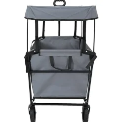 vidaXL Herramientas-Carro de Mano Plegable 105 x 56.5 x 116 cm Tela Oxford
