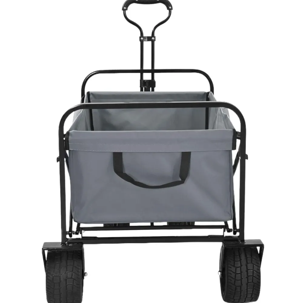 vidaXL Carro de Mano Plegable 89 x 63 x 96 cm Gris Online