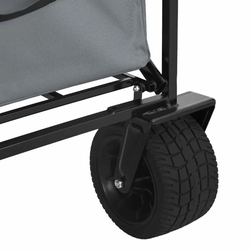 vidaXL Carro de Mano Plegable 89 x 63 x 96 cm Gris Online