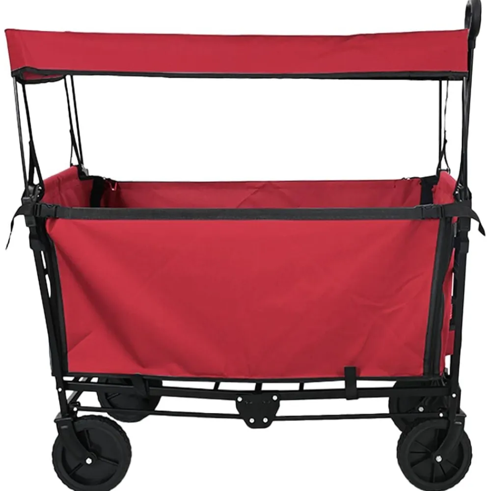 vidaXL Herramientas-Carro de Mano Plegable 105 x 56.5 x 116 cm Tela Oxford
