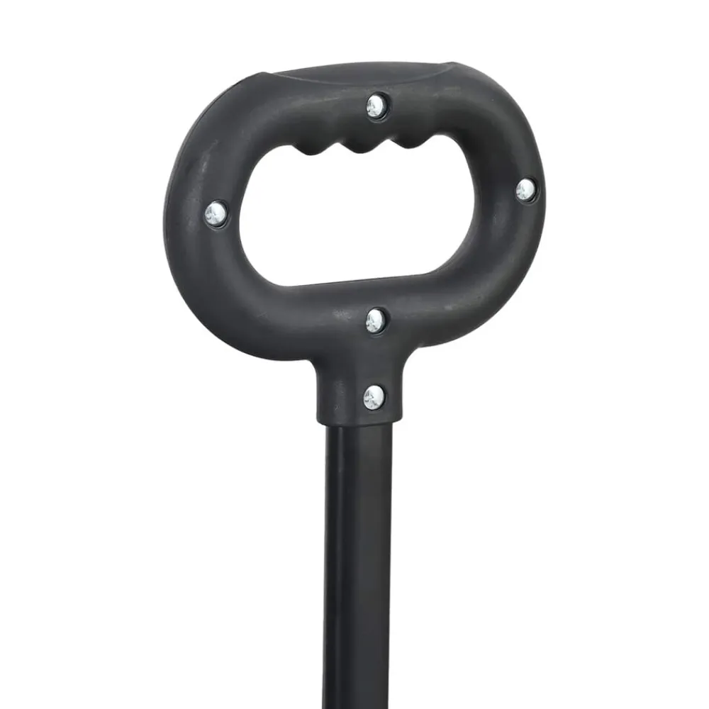 vidaXL Herramientas-Carro de Mano Plegable Negro 105 x 56.5 x 116 cm Tela Oxford