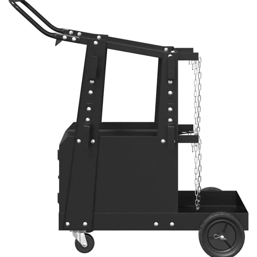 vidaXL Carro de soldadura Negro 91 x 47 x 96 cm Acero Discount