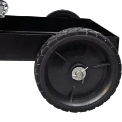 vidaXL Herramientas-Carro de soldadura negro con 3 estantes organizador de taller