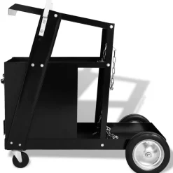 vidaXL Carro de soldar con 4 cajones negro Clearance