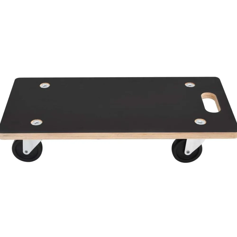 vidaXL Manipulación De Materiales-Carro de Transporte 6 pcs Gris Madera contrachapada