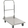 vidaXL Carro portaequipajes acero inoxidable plateado 82x53x86 cm Best