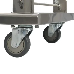 vidaXL Carro portaequipajes acero inoxidable plateado 82x53x86 cm Best