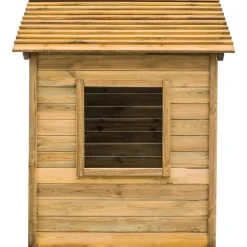 vidaXL Estructuras Para Juegos Al Aire Libre-Casa de juegos de jardín madera de pino 120x120x146 cm