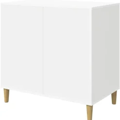 vidaXL Casa para Gatos 72 x 42.5 x 70 cm Madera de ingeniería White Best