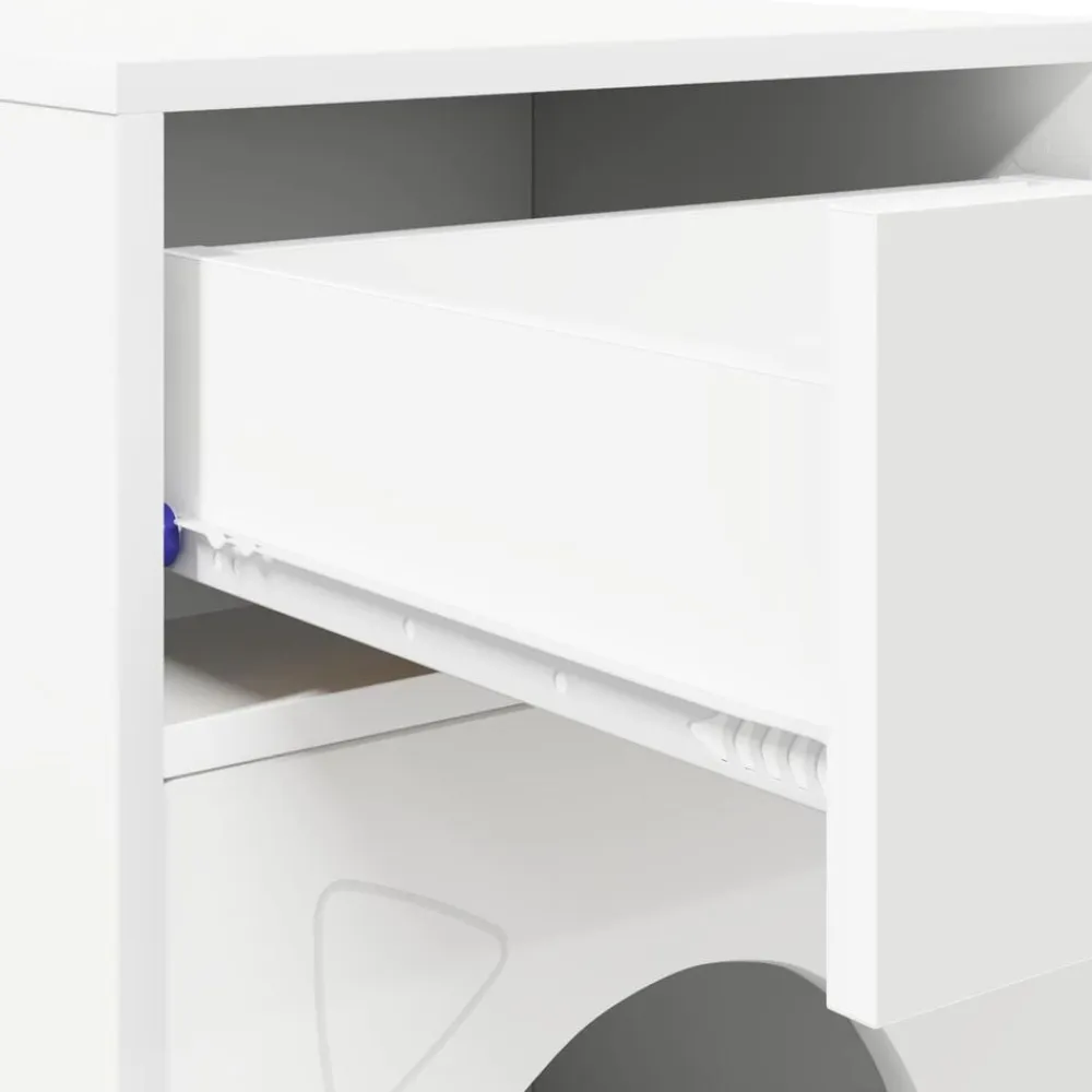 vidaXL Casa para Gatos 72 x 42.5 x 70 cm Madera de ingeniería White Best