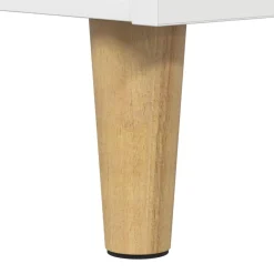 vidaXL Casa para Gatos 72 x 42.5 x 70 cm Madera de ingeniería White Best