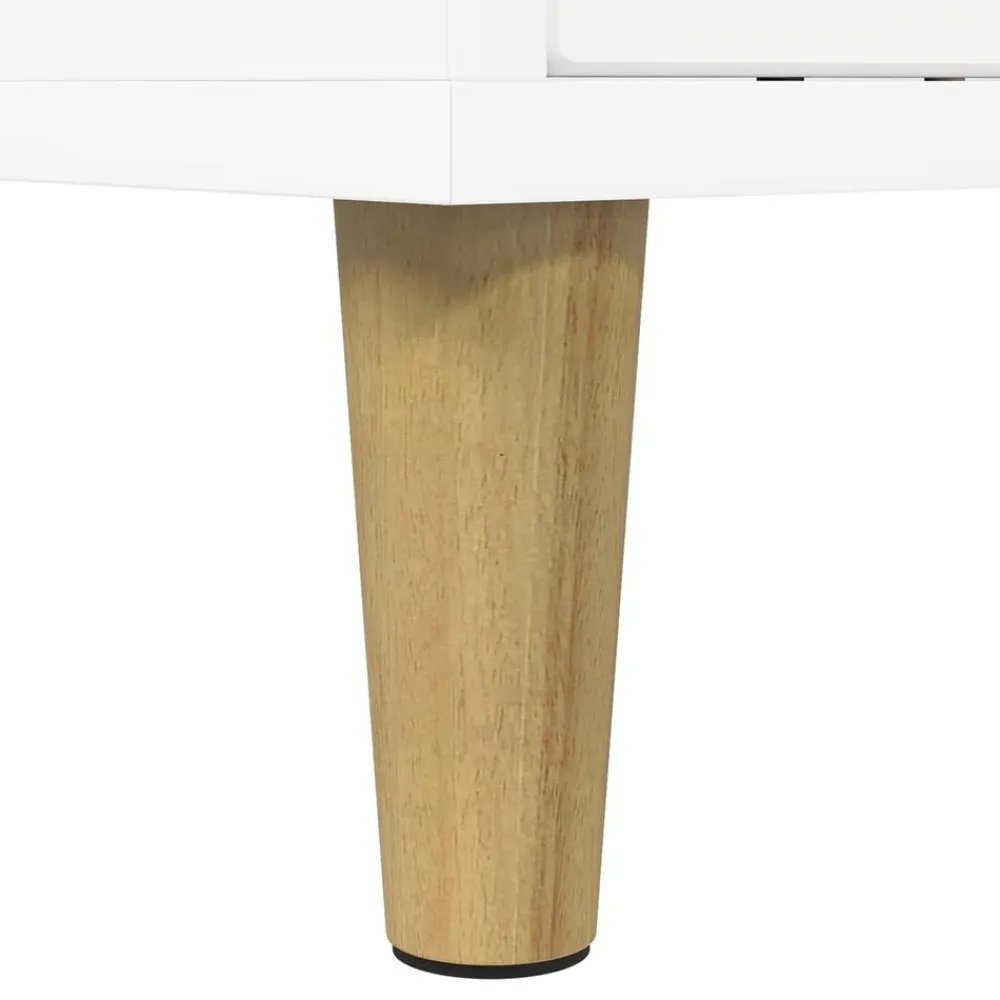 vidaXL Casa para Gatos 51 x 30 x 52 cm Madera de ingeniería White