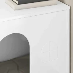 vidaXL Productos Para Mascotas-Casa para Gatos 51 x 30 x 52 cm Madera de ingeniería