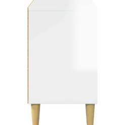 vidaXL Casa para Gatos 51 x 30 x 52 cm Madera de ingeniería brillante Online