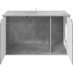 vidaXL Productos Para Mascotas-Casa para Gatos Concreto 85 x 55 x 50,5 cm Madera de ingeniería