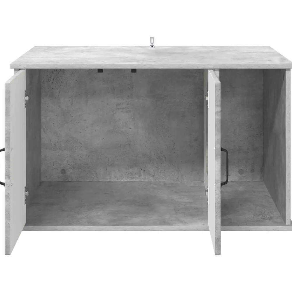 vidaXL Productos Para Mascotas-Casa para Gatos Concreto 85 x 55 x 50 cm Madera de ingeniería