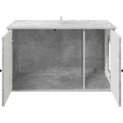 vidaXL Productos Para Mascotas-Casa para Gatos Concreto 85 x 55 x 50 cm Madera de ingeniería