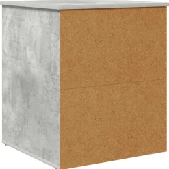 vidaXL Productos Para Mascotas-Casa para Gatos Concreto 53 x 52 x 62 cm Madera de ingeniería