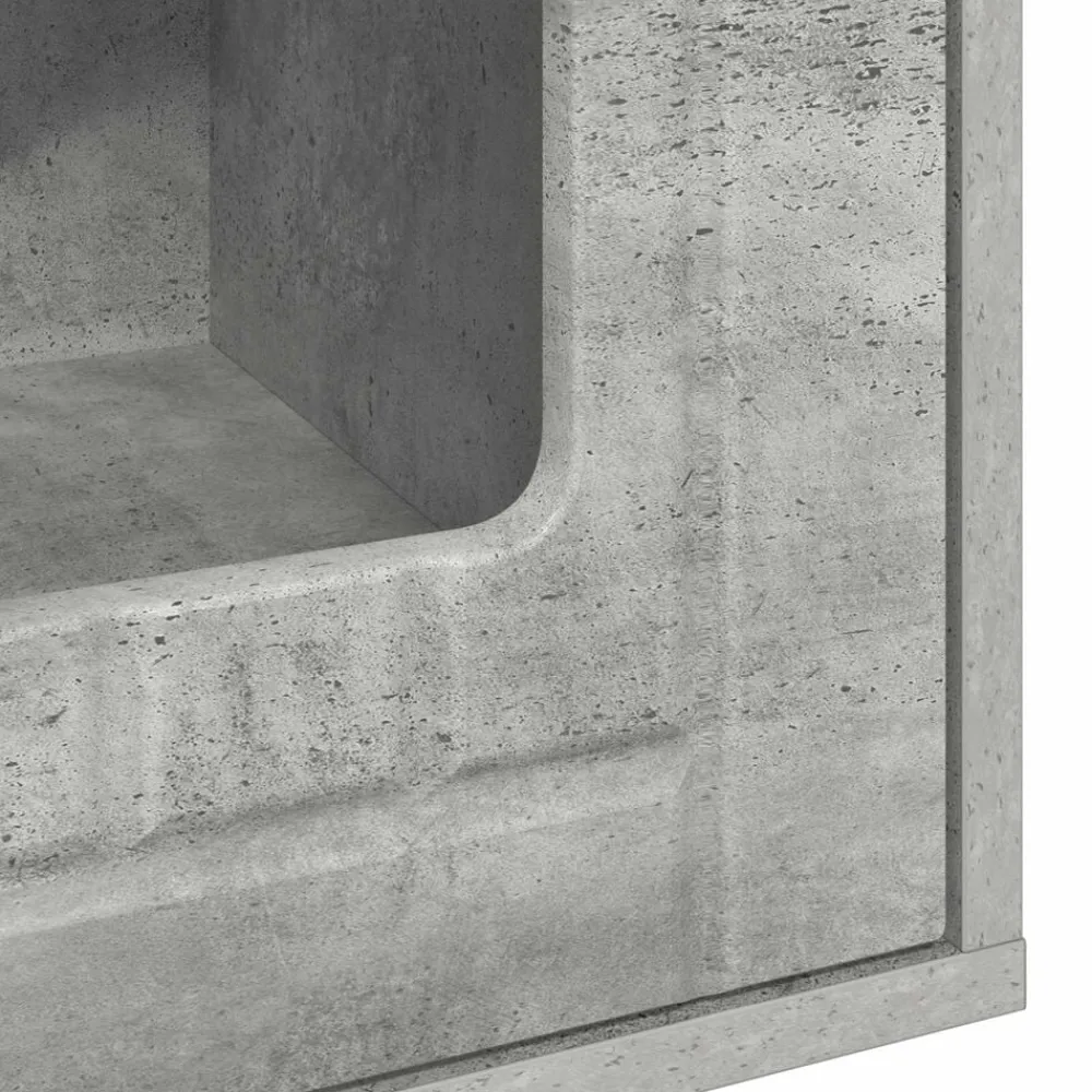 vidaXL Productos Para Mascotas-Casa para Gatos Concreto 53 x 52 x 62 cm Madera de ingeniería