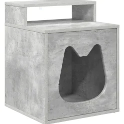 vidaXL Casa para Gatos Concreto 42,5 x 40 x 53,5 cm Gris hormigón Clearance