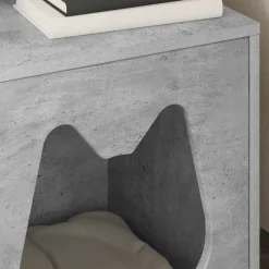 vidaXL Casa para Gatos Concreto 42,5 x 40 x 53,5 cm Gris hormigón Clearance