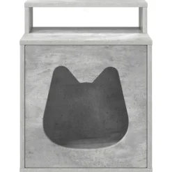 vidaXL Casa para Gatos Concreto 42,5 x 40 x 53,5 cm Gris hormigón Clearance